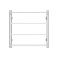 Рушникосушарка водяна Ladder П4 400х500 Deffi нержавіюча сталь (Білий, Нижнє підключення)