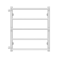 Рушникосушарка водяна Ladder П5 500х600 Deffi нержавіюча сталь (Білий, Бокове ліве підключення)
