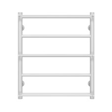 Рушникосушарка водяна Ladder П5 500х600 Deffi нержавіюча сталь (Білий, Нижнє підключення)