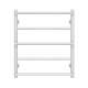 Wasserbeheizter Handtuchhalter Ladder P5 500х600 Deffi edelstahl (Weiss, Anschluss unten)