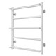Wasserbeheizter Handtuchhalter Ladder P5 500х600 Deffi edelstahl (Weiss, Anschluss unten)