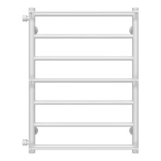 Рушникосушарка водяна Ladder П7 500х700 Deffi нержавіюча сталь (Білий, Бокове ліве підключення)