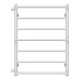 Buy Water heated towel rail Ladder P7 500х700 Deffi stainless steel (White, Side left connection)