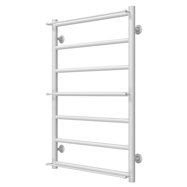 Wasserbeheizter Handtuchhalter Ladder P7 500х800 Deffi edelstahl (Weiss, Anschluss unten)