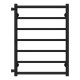 Купити рушникосушарку водяну Ladder П7 500х700 Deffi нержавіюча сталь (Чорний, Бокове ліве підключення)