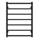Buy Water heated towel rail Ladder P7 500х700 Deffi stainless steel (Black, Bottom connection)