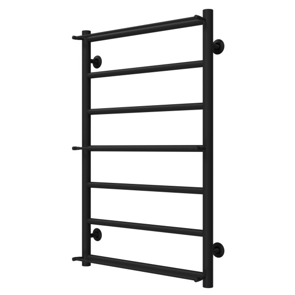 Купити рушникосушарку водяну Ladder П7 500х800 Deffi нержавіюча сталь (Чорний, Нижнє підключення)