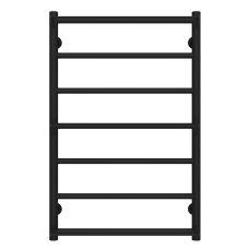 Рушникосушарка водяна Ladder П7 500х800 Deffi нержавіюча сталь (Чорний, Нижнє підключення)