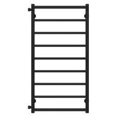 Рушникосушарка водяна Ladder П9 500х1000 Deffi нержавіюча сталь (Чорний, Бокове ліве підключення)