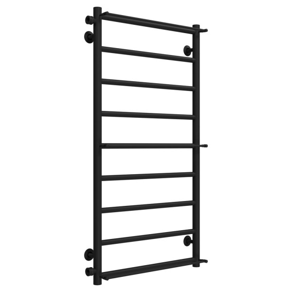 Купити рушникосушарку водяну Ladder П9 500х1000 Deffi нержавіюча сталь (Чорний, Бокове ліве підключення)