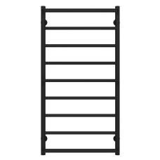 Рушникосушарка водяна Ladder П9 500х1000 Deffi нержавіюча сталь (Чорний, Нижнє підключення)