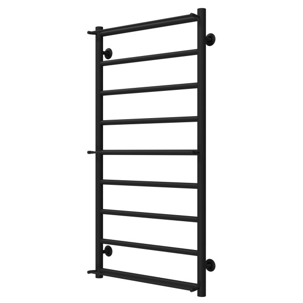 Купити рушникосушарку водяну Ladder П9 500х1000 Deffi нержавіюча сталь (Чорний, Нижнє підключення)