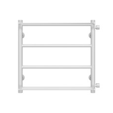 Рушникосушарка водяна Ladder П4 400х500 Deffi нержавіюча сталь (Білий, Бокове праве підключення)