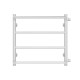 Wasserbeheizter Handtuchhalter Ladder P4 400х500 Deffi edelstahl (Weiss, Seitlicher rechter Anschluss)