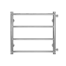 Рушникосушарка водяна Ladder П4 400х500 Deffi нержавіюча сталь (Хром, Бокове праве підключення)