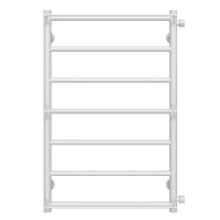Wasserbeheizter Handtuchhalter Ladder P7 500х800 Deffi edelstahl (Weiss, Seitlicher rechter Anschluss)