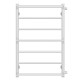 Wasserbeheizter Handtuchhalter Ladder P7 500х800 Deffi edelstahl (Weiss, Seitlicher rechter Anschluss)