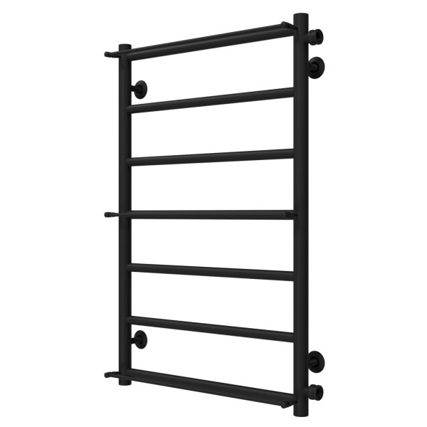 Купити рушникосушарку водяну Ladder П7 500х800 Deffi нержавіюча сталь (Чорний, Бокове праве підключення)