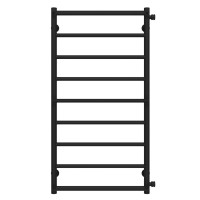 Рушникосушарка водяна Ladder П9 500х1000 Deffi нержавіюча сталь (Чорний, Бокове праве підключення)