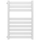 Купити рушникосушарку водяну Victoria П9 500х800 Deffii нержавіюча сталь (Білий, Бокове ліве підключення)