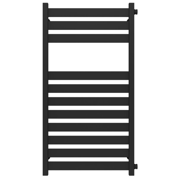 Buy a water heated towel rail Victoria P11 500х1000 Deffii stainless steel (Black, Side right connection)