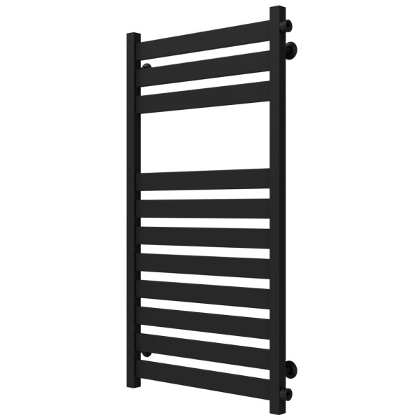 Buy a water heated towel rail Victoria P11 500х1000 Deffii stainless steel (Black, Side right connection)