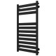 Buy a water heated towel rail Victoria P11 500х1000 Deffii stainless steel (Black, Side right connection)