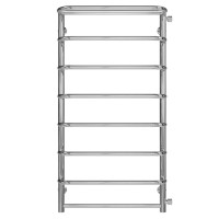 Towel dryer water Standart with shelf P8 500х1000 Deffi edelstahl (Chrom, Seitlicher linker Anschluss)
