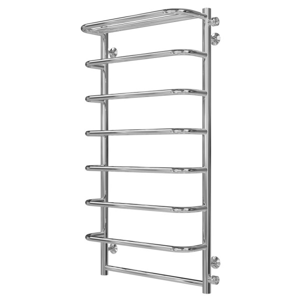 Buy a Standart water towel dryer with a shelf P8 500х1000 Deffi Stainless Steel (Chrome, Side left connection)