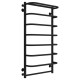 Buy a Standart water towel dryer with a shelf P8 500х1000 Deffi Stainless Steel (Black, Side connection right)