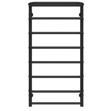Towel dryer water Standart with shelf P8 500х1000 Deffi Stainless Steel (Black, Bottom connection)