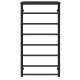 Buy a Standart water towel dryer with a shelf P8 500х1000 Deffi Stainless Steel (Black, Bottom connection)