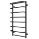 Buy a Standart water towel dryer with a shelf P8 500х1000 Deffi Stainless Steel (Black, Bottom connection)