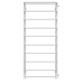 Towel dryer water Standart with shelf P10 500х1200 Deffi edelstahl (Weiss, Anschluss unten)