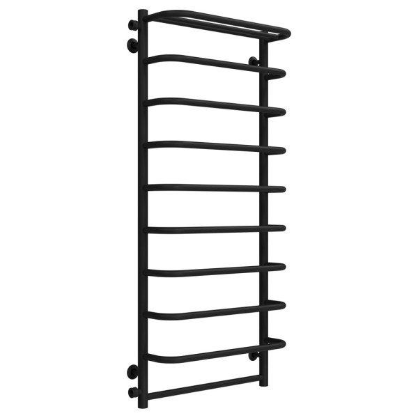 Buy a Standart water towel dryer with a shelf P10 500х1200 Deffi Stainless Steel (Black, Bottom connection)