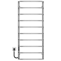Elektryczny podgrzewacz ręczników Standard P10 500х1200 Deffi stal nierdzewna (Chrome, JD03, Połączenie lewe)
