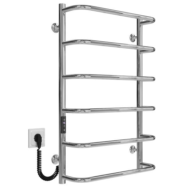 Kup elektryczny podgrzewacz ręczników Standard P6 400х800 Deffi stal nierdzewna (Chrome, JD03, Połączenie lewe) 