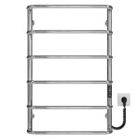 Elektryczny podgrzewacz ręczników Standard P6 500х800 Deffi stal nierdzewna (Chrome, JD03, Prawe połączenie)