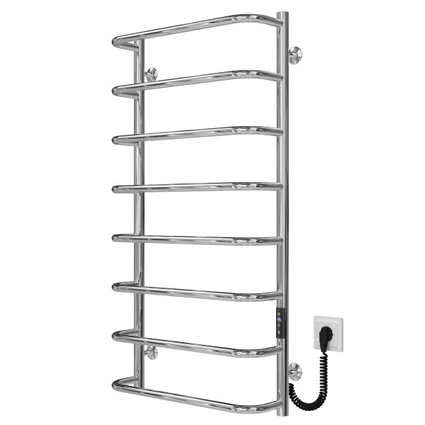 Kup elektryczny podgrzewacz ręczników Standard P8 500х1000 Deffi stal nierdzewna (Chrome, JD03, Prawe połączenie) 