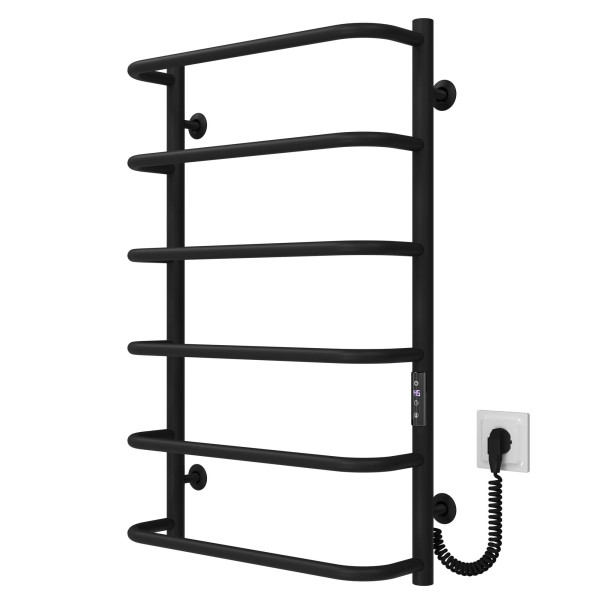 Elektrischen Handtuchwärmer kaufen Standard P6 400х800 Deffi edelstahl (Schwarz, JD03, Richtige Verbindung) 