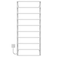 Elektrischer Handtuchwärmer Standard P10 500х1200 Deffi edelstahl (Weiss, WD03, Linker Anschluss)
