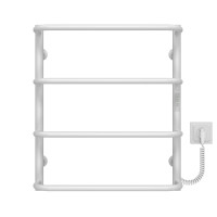 Elektrischer Handtuchwärmer Standard P4 400х600 Deffi edelstahl (Weiss, WD03, Richtige Verbindung)