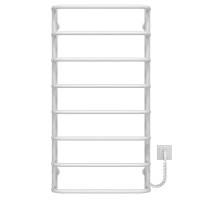 Elektrischer Handtuchwärmer Standard P8 500х1000 Deffi edelstahl (Weiss, WD03, Richtige Verbindung)