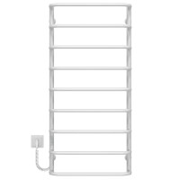 Elektrischer Handtuchwärmer Standard P9 500х1100 Deffi edelstahl (Weiss, WD03, Linker Anschluss)