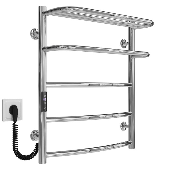 Elektrischen Handtuchwärmer kaufen Hotel P5 400х600 Deffi edelstahl (Chrom, JD03, Linker Anschluss) 
