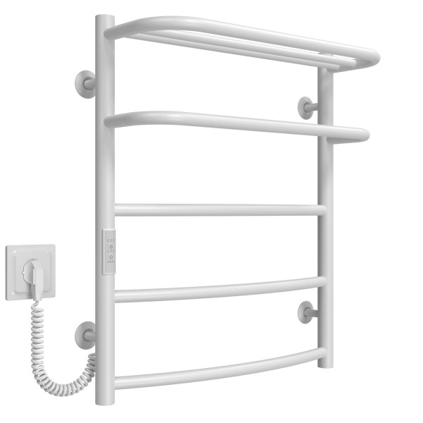 Elektrischen Handtuchwärmer kaufen Hotel P5 400х600 Deffi edelstahl (Weiss, WD03, Linker Anschluss) 