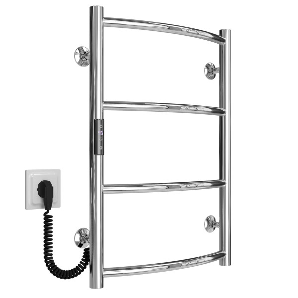 Kup elektryczny podgrzewacz ręczników Classic P4 400х600 Deffi stal nierdzewna (Chrome, JD03, Połączenie lewe) 