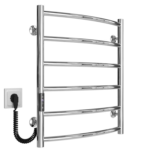 Elektrischen Handtuchwärmer kaufen Classic P6 500х600 Deffi edelstahl (Chrom, JD03, Linker Anschluss) 