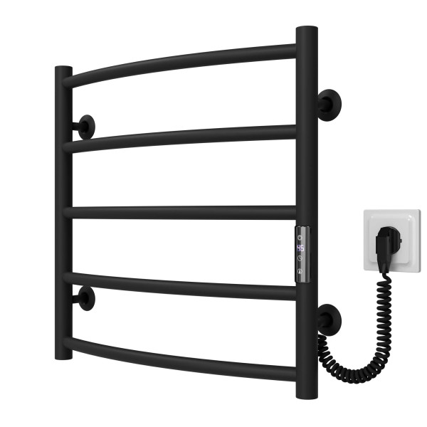 Elektrischen Handtuchwärmer kaufen Classic P5 500х500 Deffi edelstahl (Schwarz, JD03, Richtige Verbindung) 