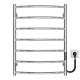 Buy electric heated towel rail Classic P7 500х700 Deffi stainless steel (Chrome, JD03, Right connection)